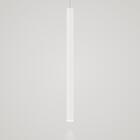 Pendente Luminária Teto Slim Tubo Branco Brilhante Mesa 40cm