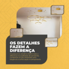 Pendente Lustre 7 Anéis Arcos Led P/ Sala De Estar 3000k