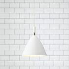 Pendente Lustre Design Classic 189x33x33 Metal Branco
