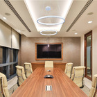 Pendente Lustre Led Moderno 1 Aro Arco Anel Atenas 60cm 29w 6