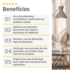 Pendente Lustre Luminária Berlim 23cm Fendi