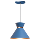 Pendente Lustre Luminária Berlin 15cm Azul