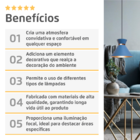 Pendente Lustre Luminária Berlin 15cm Azul