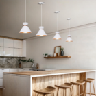 Pendente Lustre Luminária Berlin 15cm Branco + Led Retrô Vint