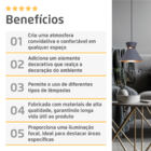 Pendente Lustre Luminária Berlin 15cm Cinza