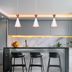 Pendente Lustre Luminária Canada Branco Topo Cobre