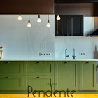 Pendente Lustre Luminária Cascata 6 Cabo Madeira Cr E27 1,2m