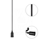 Pendente Lustre Luminária Cascata 6 Cabo Madeira Cr Rústico