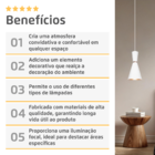 Pendente Lustre Luminária Cone Moscou 39cm Branco