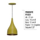 Pendente Lustre Luminária De Teto Gota N02 Em Aço Escovado