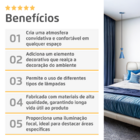 Pendente Lustre Luminária Mini Pequim Azul 24cm