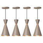 Pendente Lustre Luminária Mini Pequim Fendi 24cm