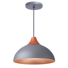 Pendente Lustre Luminária Panama Cinza