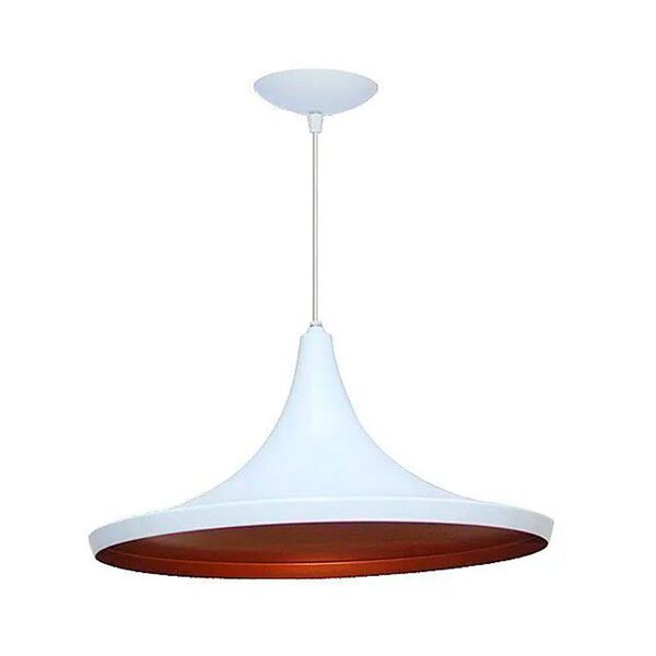 Pendente Lustre Luminária Teto Chapéu Chinês N02 Em Plástico