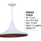 Pendente Lustre Luminária Teto Chapéu Chinês N02 Em Plástico