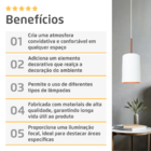 Pendente Lustre Luminária Veneza Branco