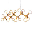 Pendente Lustre Molécula Cobre P/ 16 Lampadas 27x90cm St1298