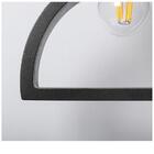 Pendente Lustre Preta Semi-círculo - Carambola