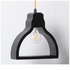 Pendente Lustre Preta Semi-círculo - Carambola