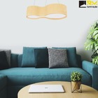 Pendente Lustre Violão Madeira 85cm Marfim 110v/220v (bivolt)