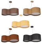 Pendente Lustre Violão Madeira 85cm Marfim 110v/220v (bivolt)