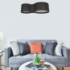 Pendente Lustre Violão Madeira 85cm Preto 110v/220v (bivolt)