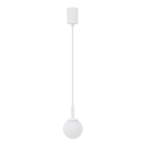 Pendente Macadâmia 1 Lâmpada G9 Metal Branco Blumenau Iluminação