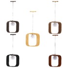 Pendente Madeira Arredondado Slim 25 Cm Freijó