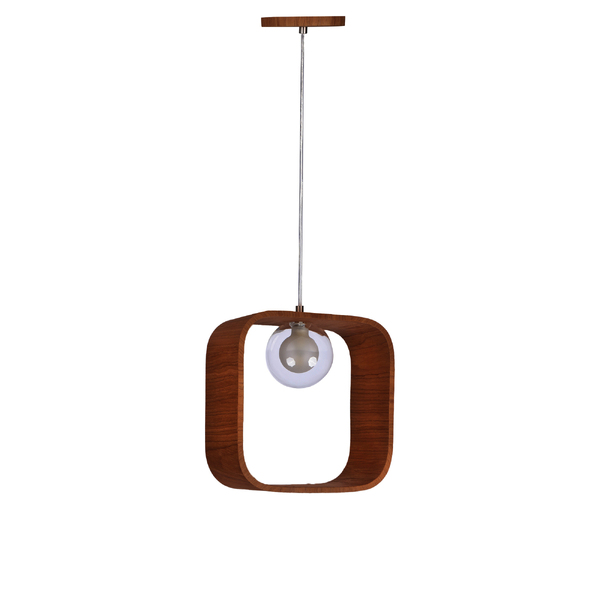 Pendente Madeira Arredondado Slim 25 Cm Mel