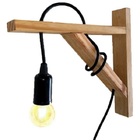 Pendente Madeira Mão Francesa Arandela Decoração Parede