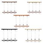 Pendente Madeira Netuno - 4 Luzes G9 Mel