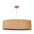 Pendente Madeira Oval 75cm Freijó