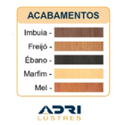 Pendente Madeira Oval 75cm Imbuia