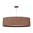 Pendente Madeira Oval 75cm Imbuia