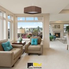 Pendente Madeira Quadrado Arredondado 35x35cm Imbuia