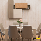 Pendente Madeira Quadrado Arredondado 50x50cm Freijó