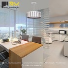 Pendente Madeira Ripado Redondo Imbuia 40cm