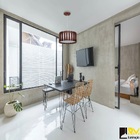 Pendente Madeira Ripado Redondo Imbuia 50cm