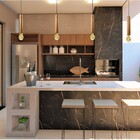 Pendente Madeira Rústica Moderna 1 Lâmpada