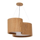 Pendente Madeira Violão 70cm Freijó