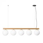 Pendente Madelustre Milky Esfera Para 5 Lâmpadas 127/220v