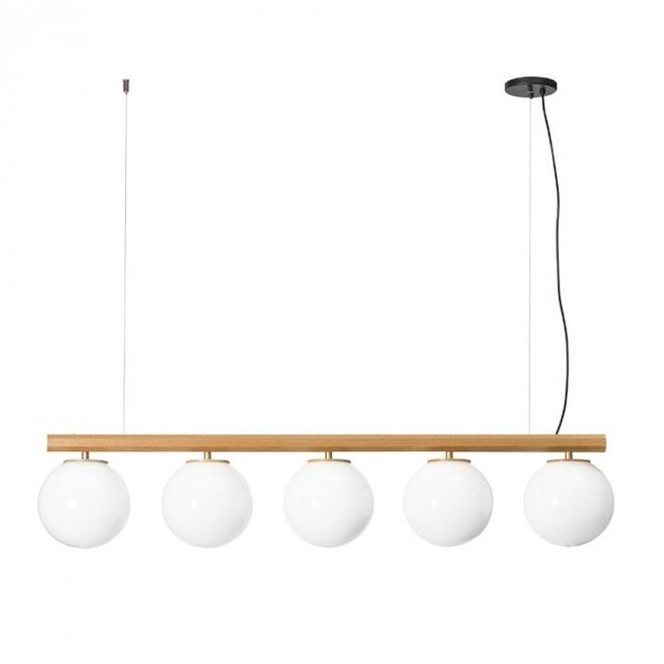 Pendente Madelustre Milky Esfera Para 5 Lâmpadas 127/220v