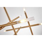 Pendente Malagueta De Metal E Vidro Bella Iluminação