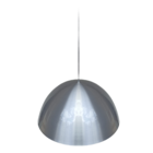 Pendente Meia Bola 40cm Metal Escovado Stilo Lustres