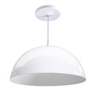 Pendente Meia Lua Branco 34cm Meia Bola Ms262