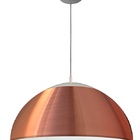 Pendente Meia Lua Com Difusor 33cm Cobre 2 Lâmpadas