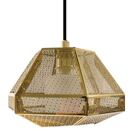 Pendente Metal Baixo Ouro + Led G9 5w Branco Frio 220v St1740