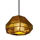 Pendente Metal Baixo Ouro + Led G9 5w Branco Quente 110v St17