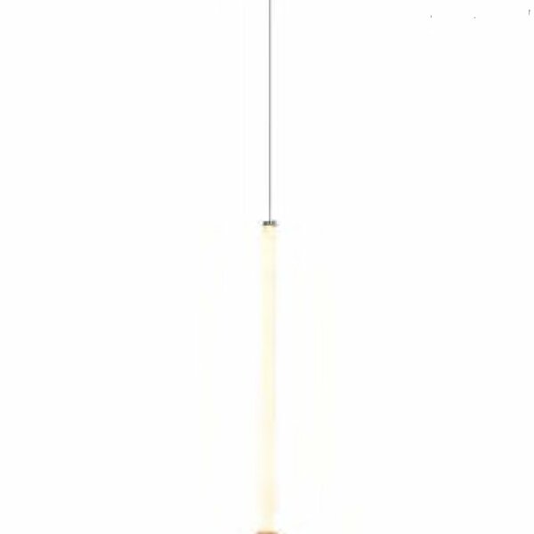 Pendente Metal E Vidro Led 1x10w 3000k 12x150cm