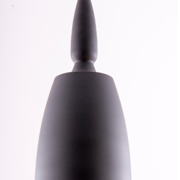 Pendente Metal Industrial Retrô Cônico Preto Com Dourado Para